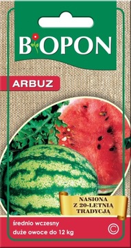 BIOPON -Arbuz Średnio wczesny 0,8 g Crimson Sweet