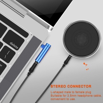 2 шт., 3,5 мм, аудиоадаптер «папа-мама», прямоугольный стереокабель для наушников