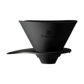 Hario Zebrang V60-02 Flat Dripper Składany drip silikonowy czarny