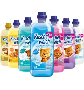 Kuschelweich Płyn do płukania mix zestaw 7 x 1L DE