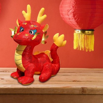 Китайский дракон плюшевая игрушка Новогодняя набивка