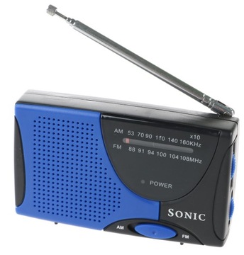 AM, FM аккумуляторная радиостанция Sonic R-2307