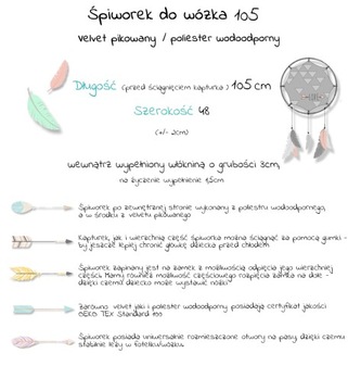 ŚPIWOREK do wózka SPACERÓWKI _ VELVET pikowany 105