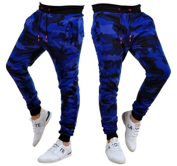 KZ15 r. 3XL MĘSKIE SPODNIE DRESOWE JOGGERY GŁADKIE