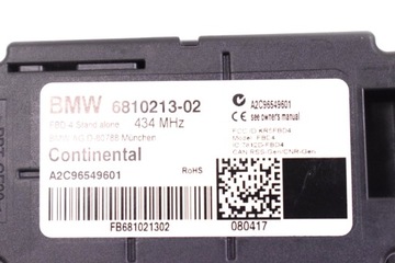 BMW 5 G30 520D 2017 RHD RÁDIO PŘIJÍMAČ VZDÁLENÝ ŘÍZENÍ