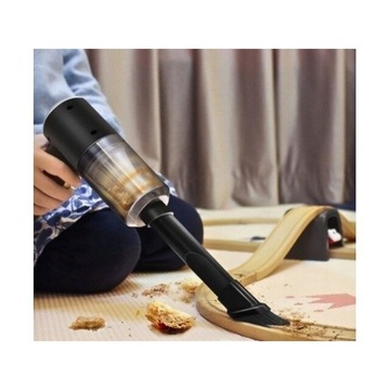 ODKURZACZ SAMOCHODOWY RĘCZNY MAŁY BEZPRZEWODOWY 2w1 DMUCHAWA MOCNY 120W DO