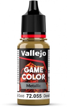 Vallejo 72055 Game Color Metal 18ml Polished Gold