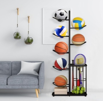 Стойка для мячей и других аксессуаров для хранения ракеток