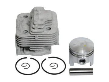 ЦИЛИНДР, ПОРШЕНЬ, КОЛЬЦА, МАСЛО-ТРИММЕР 52см3