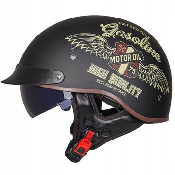 KASK MOTOCYKLOWY retro NIEMIECKI orzeszek roz. XL