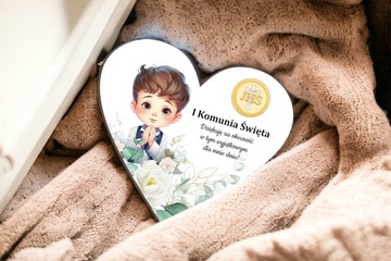 Благодарность гостям на Первое Причастие Магнит на память, в подарок.