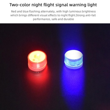 Ładowalna lampa nocna Flight Light & dla DJI Mavic Red niebieska migająca