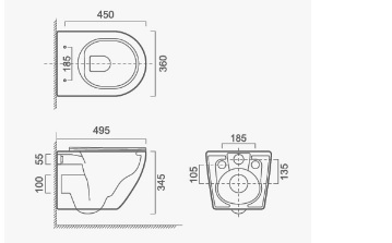 ZESTAW Stelaż WC GEBERIT + przycisk chrom mat+ miska WC + deska W/O + FRESH