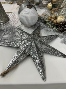 СТЕКЛЯННАЯ БЕЗДЕЛУШКА БОЛЬШОЕ РОЖДЕСТВЕНСКОЕ УКРАШЕНИЕ