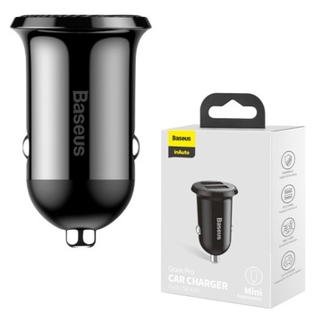 MOCNA ładowarka SAMOCHODOWA 12-24V 3,5A 12W 2x USB