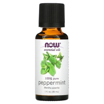 NOW Foods, Olejki Eteryczne, Mięty Pieprzowej, 1 uncja fl (30 ml)