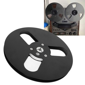 МЕТАЛЛИЧЕСКИЕ КАТУШКИ 1/4 7 ДЮЙМОВ, ПУСТОЙ РУЛОН, ЧЕРНЫЕ