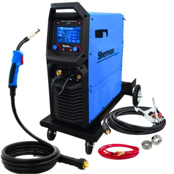 PÓŁAUTOMAT SHERMAN DIGIMIG 310 COMBO PULSE LCD MIG TIG DC 300A MAG SYNERGIA