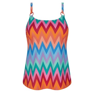 Tankini strój top plażowy dla amazonek po mastektomii Amoena Ecuador 36C