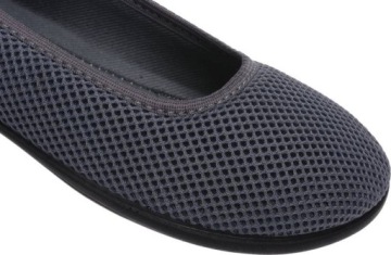 БАЛЕРИНЫ ЖЕНСКИЕ СЛИПОНЫ графит 38