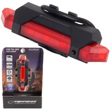 LAMPKA ROWEROWA LED DO ROWERU OŚWIETLENIE TYŁ