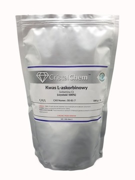 Kwas L-askorbinowy 500g-Czyszczenie basen (WitC)