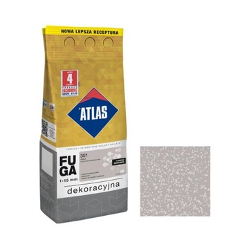 ATLAS FUGA DEKORACYJNA 2KG PERŁA 301