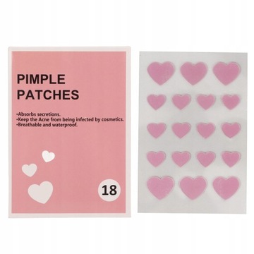 Pimple Patches Hydrocolloid Love Heart Shape Acne