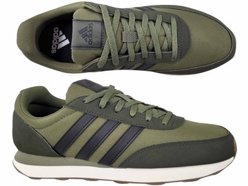 КРОССОВКИ МУЖСКИЕ ADIDAS RUN 60S 3.0 IG1179 RACER ЗЕЛЕНЫЕ