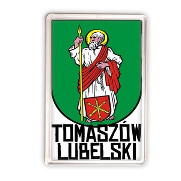 magnes akrylowy Tomaszów Lubelski herb