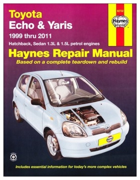 TOYOTA Yaris Echo (1999-2011) instrukcja napraw Haynes 24h
