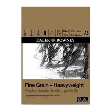 Blok Fine Grain Heavy Weight DalerRowney A5 200g
