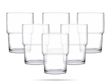 6 x Mała szklanka Hill 200 ml PASABAHCE