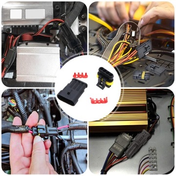 WTYK HERMETYCZNY KOSTKA ZŁĄCZE ELEKTRYCZNE SUPERSEAL ZESTAW 622 SZTUK