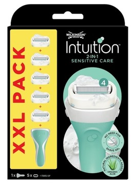 WILKINSON INTUITION SENSITIVE МАШИНА + 5 КАРТРИДЖЕЙ