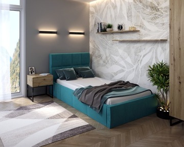 ЧАРЛИ односпальная мягкая кровать 90x200