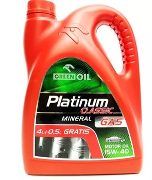 Orlen Platium Classic Gas Mineral 15W40 4,5 l