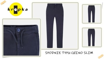 GRANAT - SPODNIE CHINO SLIM 7508 MAYORAL 152 cm