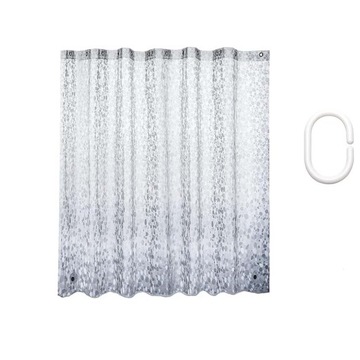 ZASŁONA PRYSZNICOWA POD PRYSZNIC DO WANNY 180 X 200 CM