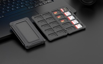 Чехол для 20 карт SD и 20 карт Micro SD.
