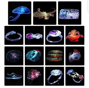 СОВРЕМЕННЫЙ ВИД РЕКЛАМНОЙ ГОЛОГРАММЫ 3D 320 LED WIFI