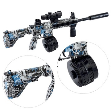 Duży Karabin Automatyczny Na Kulki Żelowe Automat M416 Maszynowy Pistolet