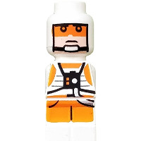 Lego Mikrofig Rebel Pilot SW 85863pb076 1szt U