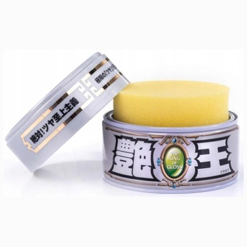 SOFT99 THE KING OF GLOSS WHITE 300g wosk twardy samochodowy mega połysk