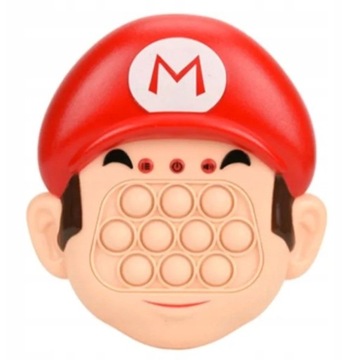 GRA ZRĘCZNOŚCIOWA XXL POP IT MARIO ANTYSTRESOWA POPIT BUBBLE KONSOLA DUŻY