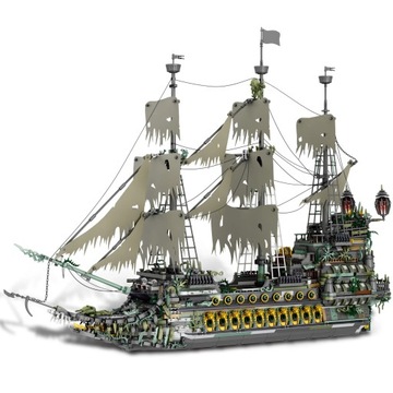 Nowy 5865 sztuk 66037 latający holender statek piracki klocki Model k LP110