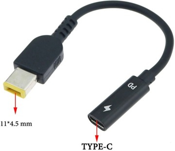 Lenovo ThinkPad T450 T460 T470 E570 E575 Адаптер USB Type C Type C