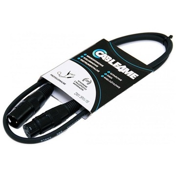 Przewód kabel digital DMX do świateł XLR 3pin 1m