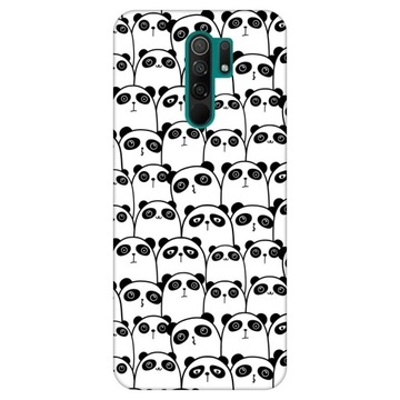 Etui do Xiaomi Redmi 9 Pandy śmieszne