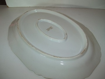 ЛИМОЖСКИЙ НАБОР ПОЗОЛОЧЕННОГО ФАРФОРА - БЛЮДО + 12 ТАРЕЛОК